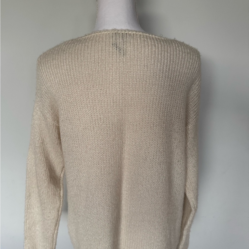 Delia*s Cream Knit Sweater | L | EUC | Cozy | Neutral | Relaxed Fit - Picture 7 of 9